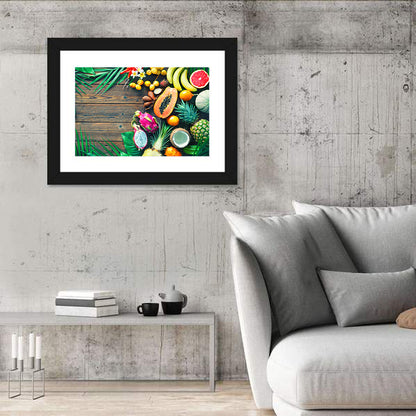 Tropical Fruit Still Life Wall Art