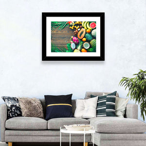 Tropical Fruits Wall Art