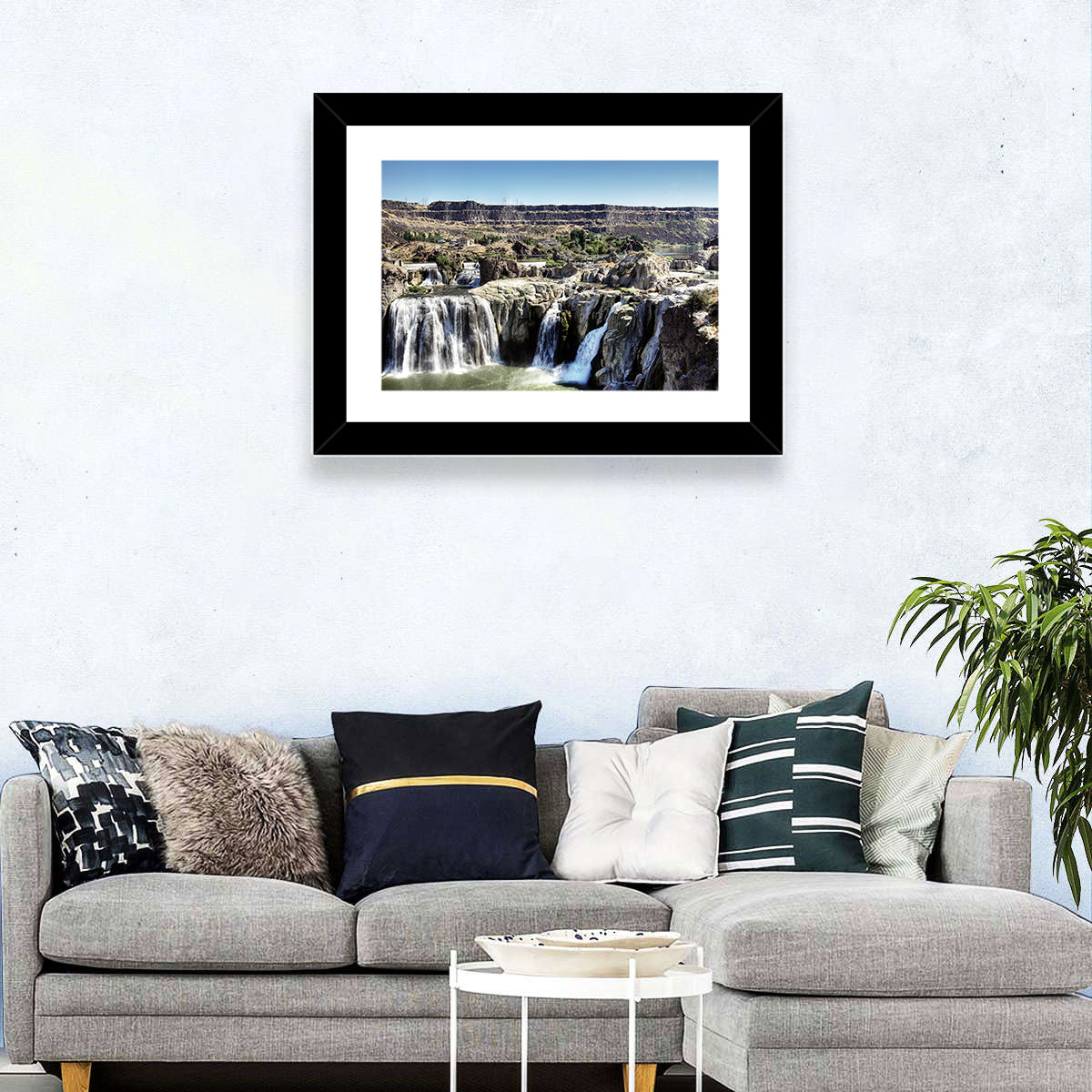 Shoshone Falls, Twin Falls Idaho Wall Art in a room, landscape