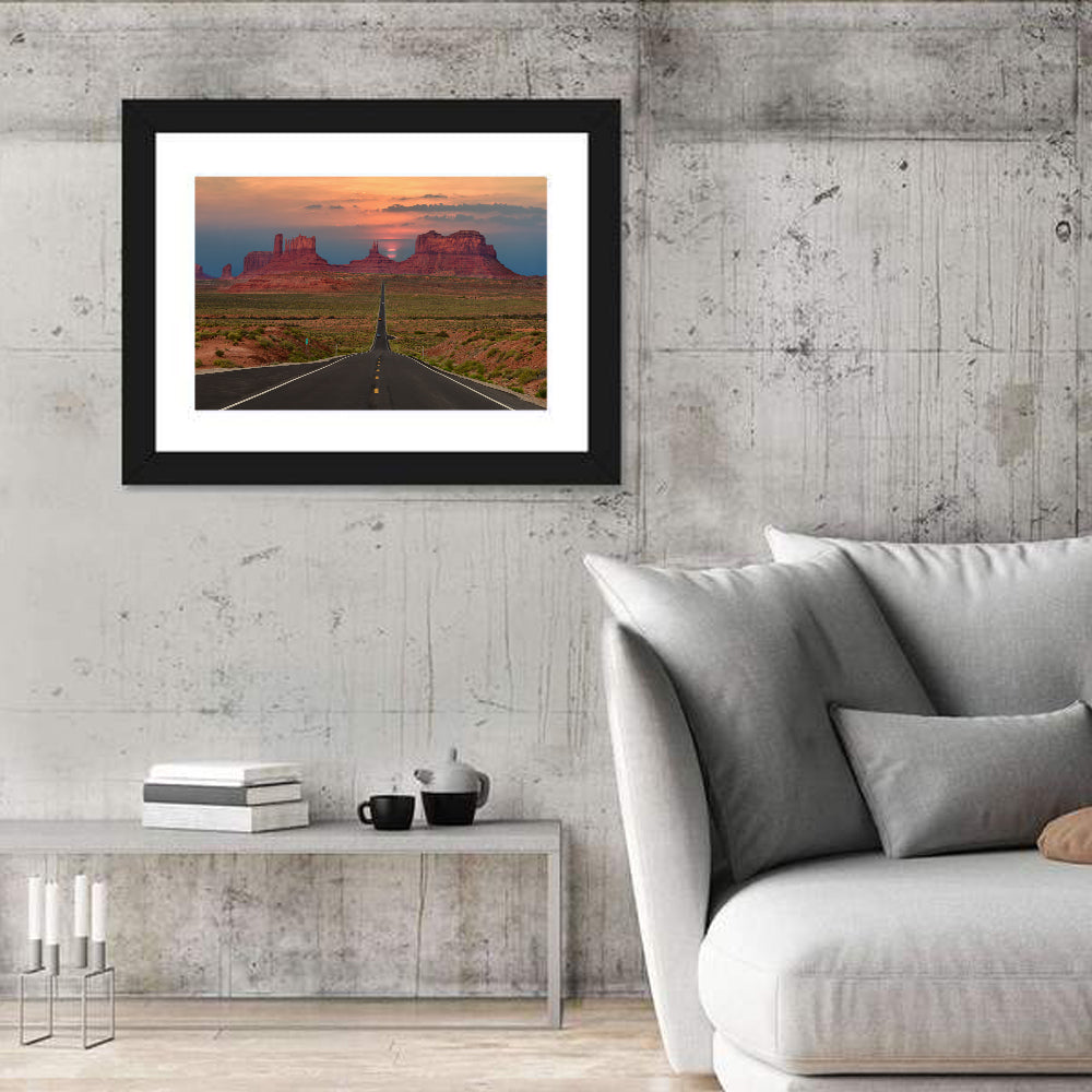 Tribal Park Monument Valley Sunset Wall Art