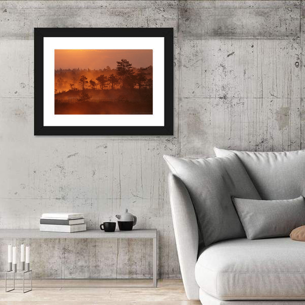 Kakerdaja Bog at Sunrise Wall Art