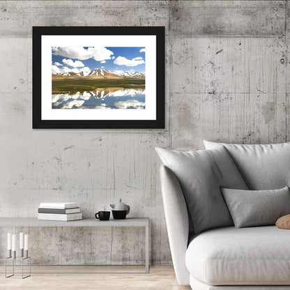 Song Kul Lake Reflection Wall Art