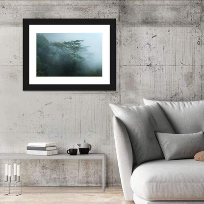 Misty Rainforest Canopy Wall Art