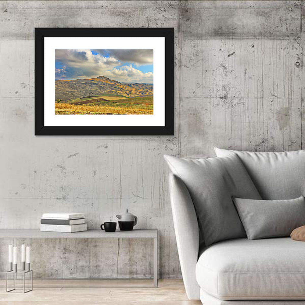 Shamakhi Valley Harvest Fields Wall Art