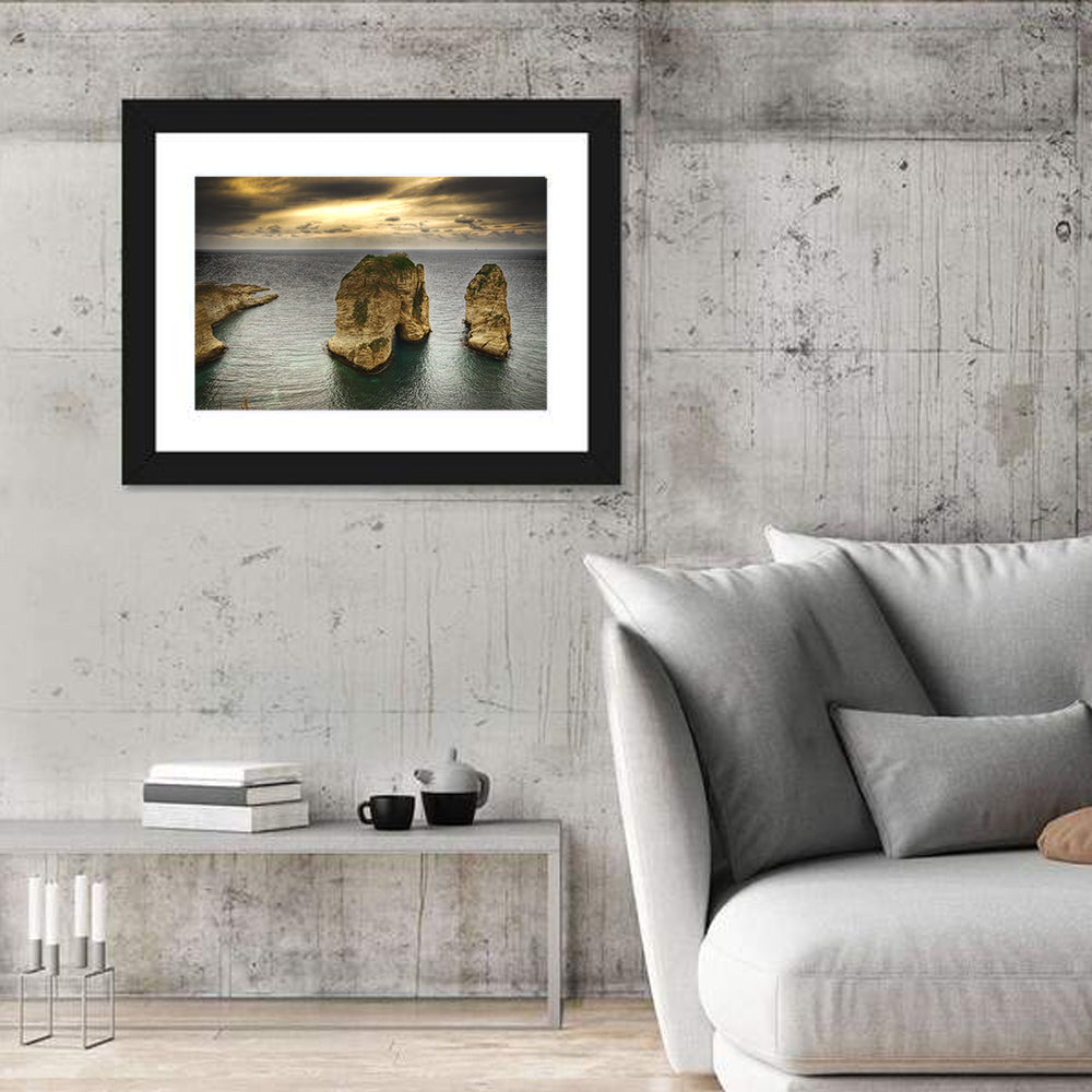 Pigeon Rocks, Raouché Wall Art