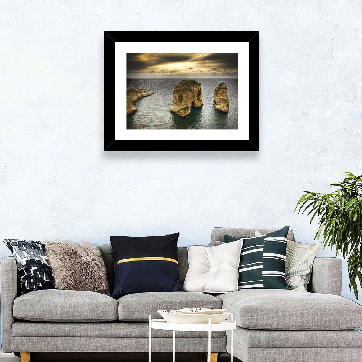 Pigeon Rocks, Raouché Wall Art