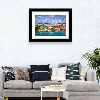 St. John’s Harbor at Golden Dusk Wall Art