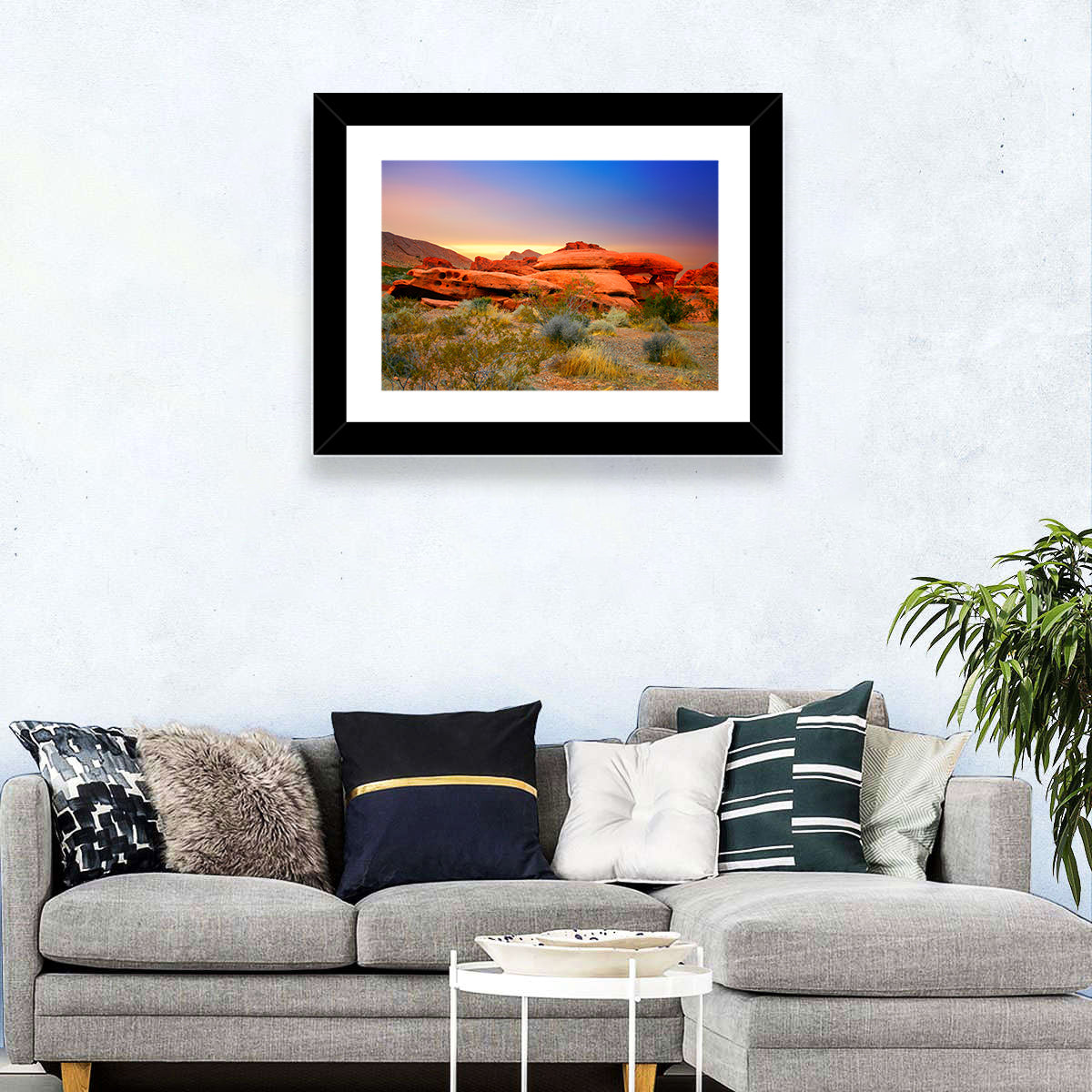 Red Rock Canyon Sunset Wall Art