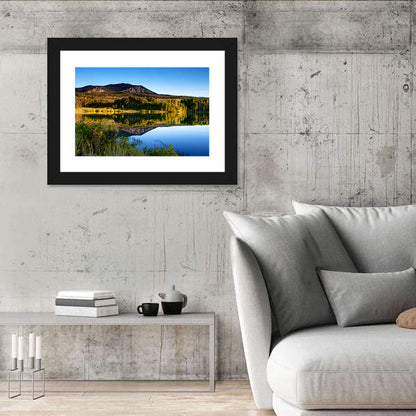 Golden Hour Mountain Lake Wall Art
