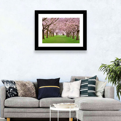 Cherry Blossom Avenue Wall Art