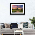 Devils Tower at Sunset Wall Art