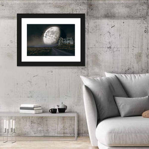 Halloween Night Scene Wall Art