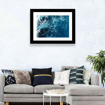Aerial Sea Texture Wall Art
