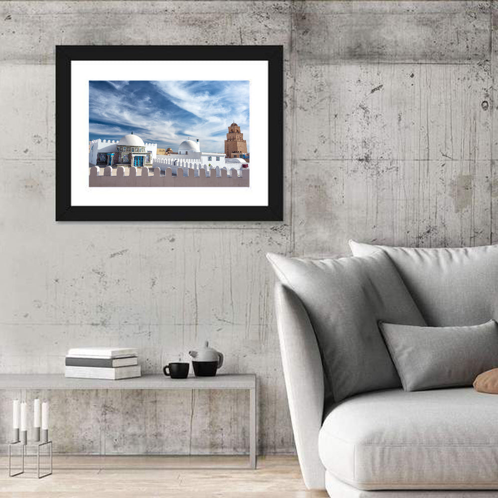 Great Mosque of Kairouan, Tunisia Wall Art in a room, landscape