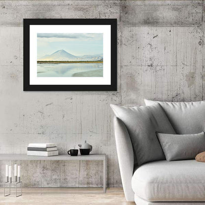 Lake Natron Reflection Wall Art