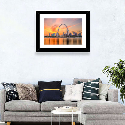 St. Louis Gateway Arch Skyline Wall Art
