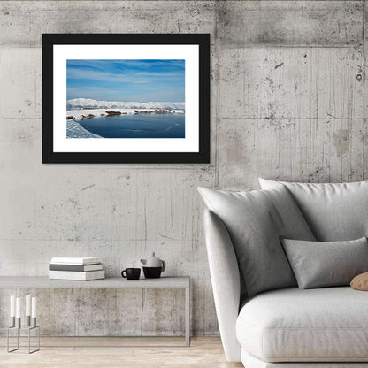 Lake Sevan Winter Landscape Wall Art