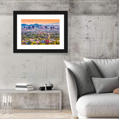 Phoenix Golden Hour Cityscape Wall Art