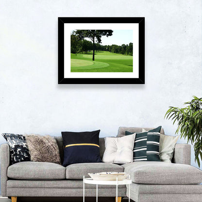Oklahoma Golf Course Greens Wall Art