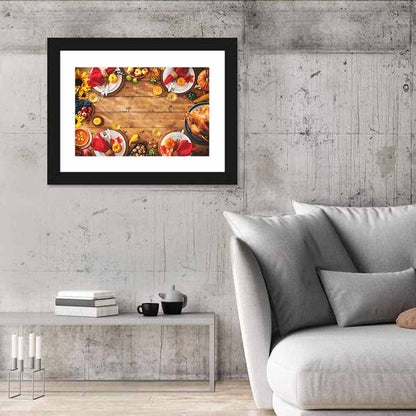 Rustic Thanksgiving Tabletop Wall Art