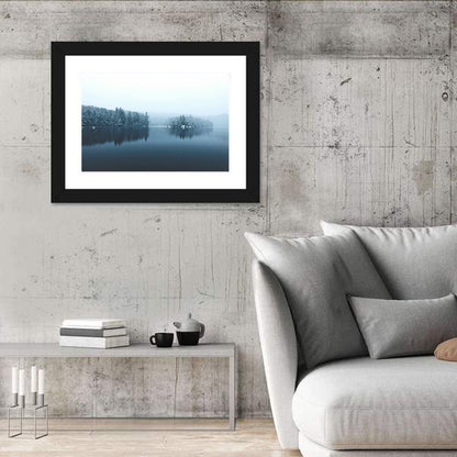 Burr Pond Winter Reflection Wall Art