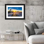 Lake Zorinsky Winter Sunrise Wall Art