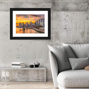 Lower Manhattan Skyline Wall Art