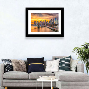 Lower Manhattan Skyline Wall Art