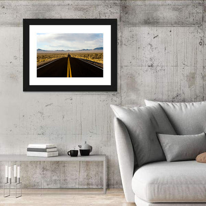 Nevada Desert Highway Wall Art