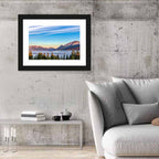 Alaskan Mountain Lake Golden Hour Wall Art