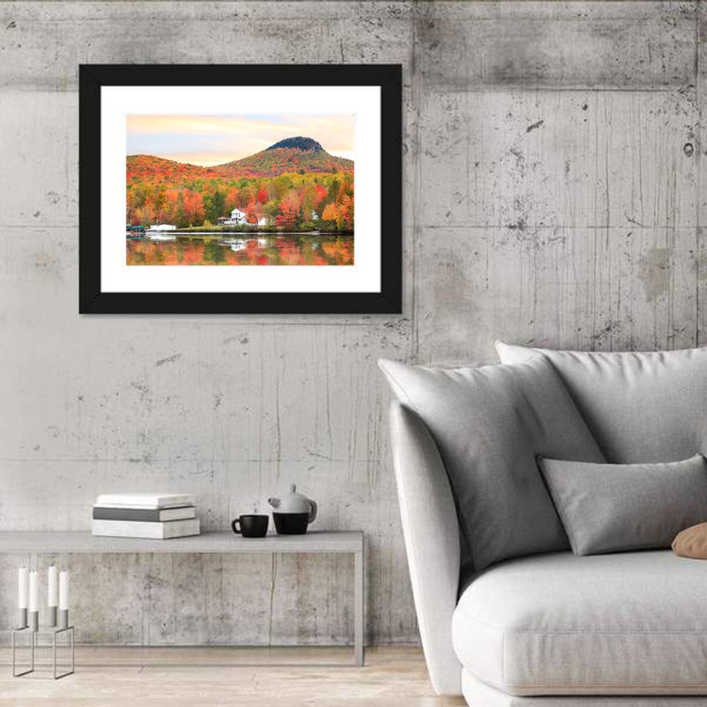 Groton Lakehouse Reflection Wall Art