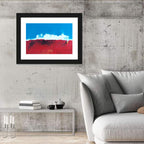 Ocean Horizon Abstract Wall Art
