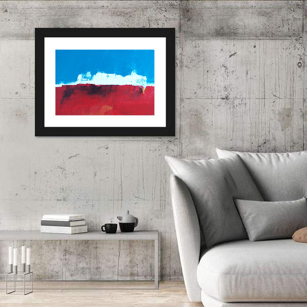 Ocean Horizon Abstract Wall Art