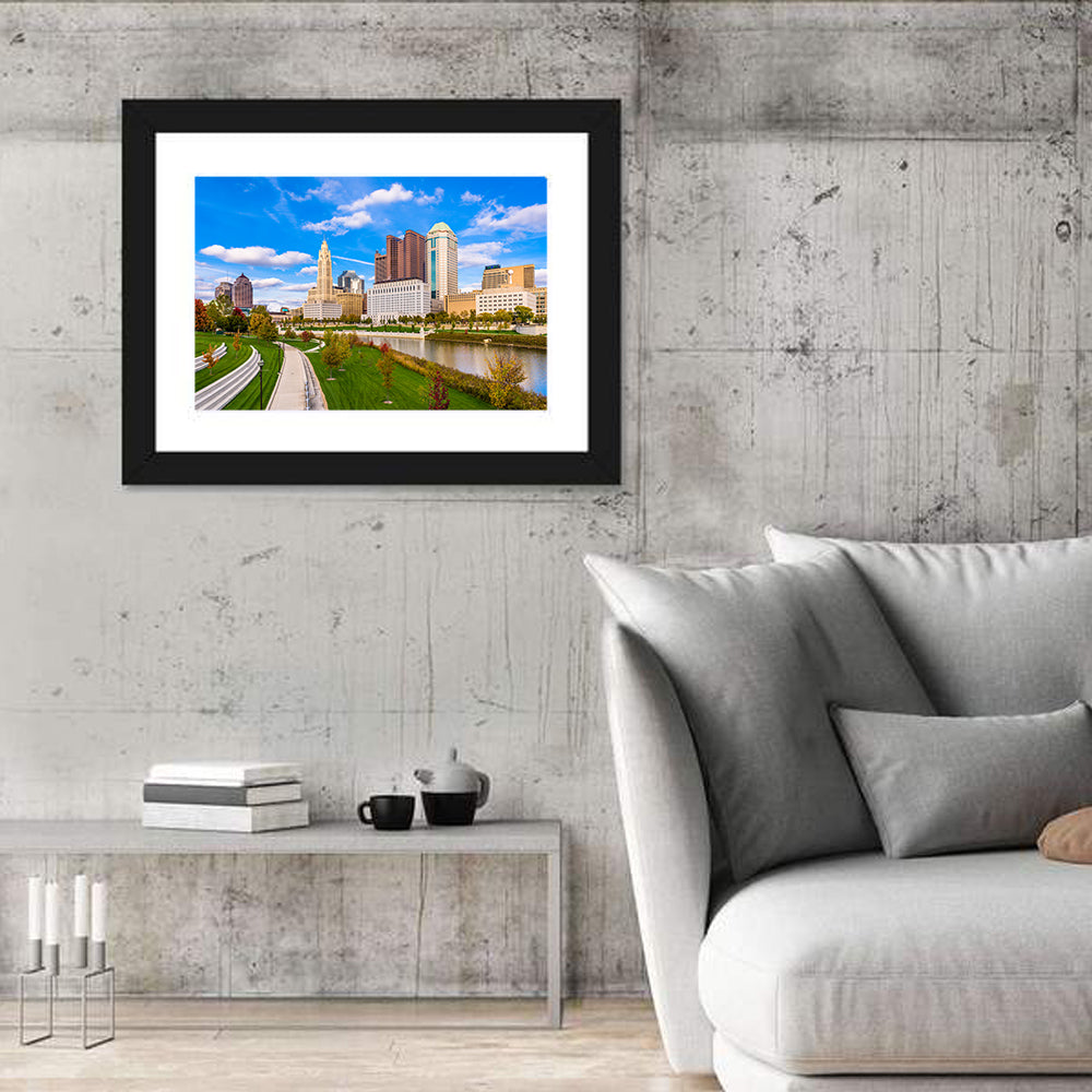 Columbus Skyline Wall Art