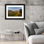 Badlands Golden Hour Meadow Wall Art