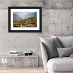 Hunza Valley Autumn Landscape Wall Art