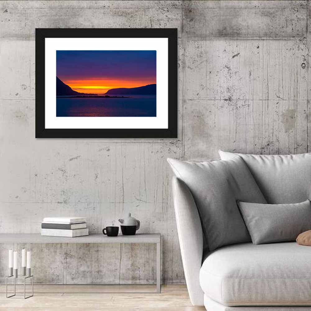 Norwegian Island Sunset Wall Art