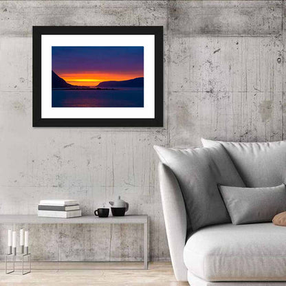 Norwegian Island Sunset Wall Art