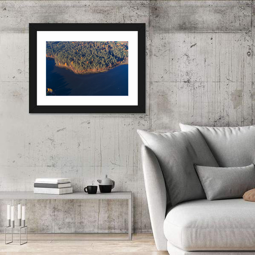 Lake Dolysets Aerial View Wall Art
