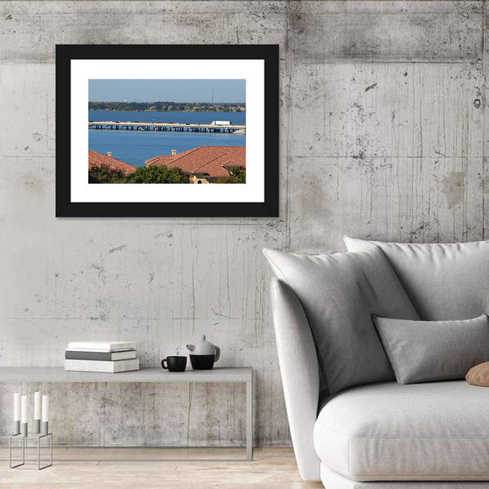 Lake Ray Hubbard Bridge View Wall Art