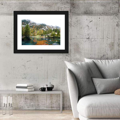 Blausee Autumn Lake Wall Art