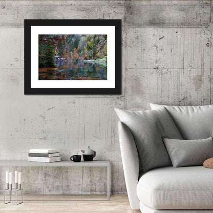 Blausee Lake Reflections Wall Art