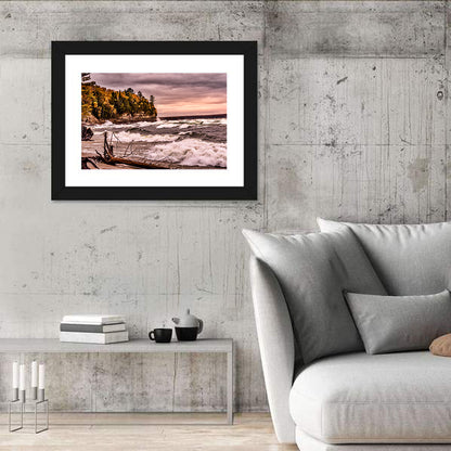 Stormy Michigan Lakeshore Wall Art