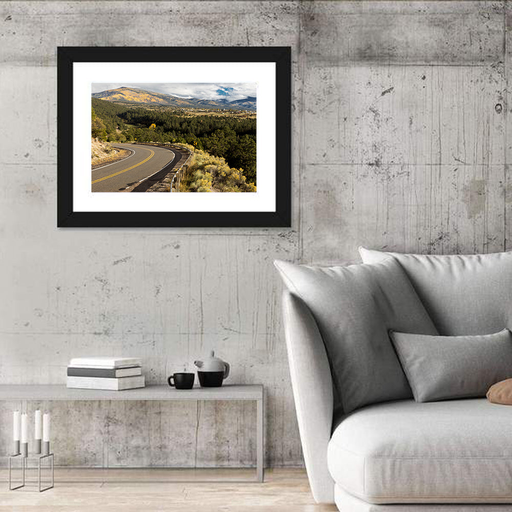 Road to Taos Wall Art in a room, landscape