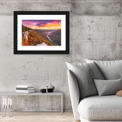 New River Gorge Sunset Wall Art
