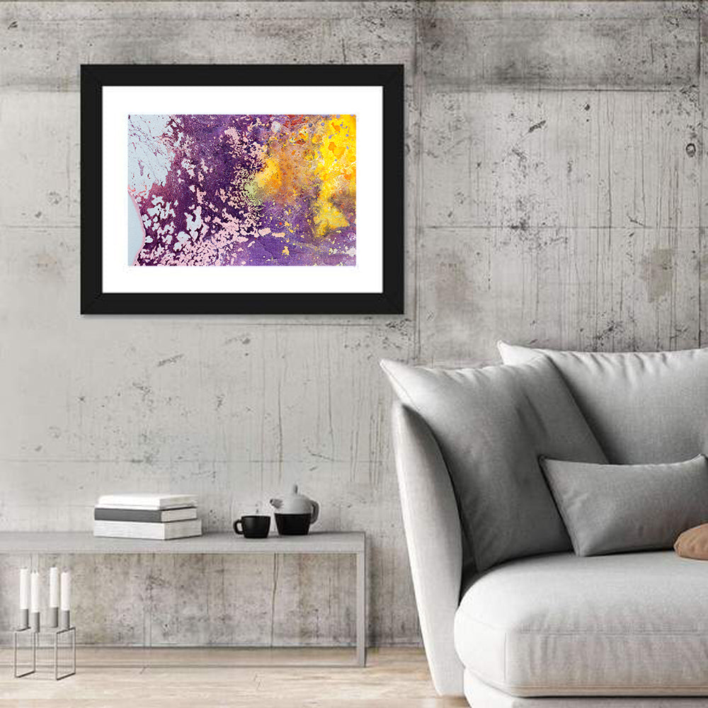 Colors Fusion Abstract Wall Art