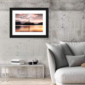 Bled Lake Sunrise Wall Art