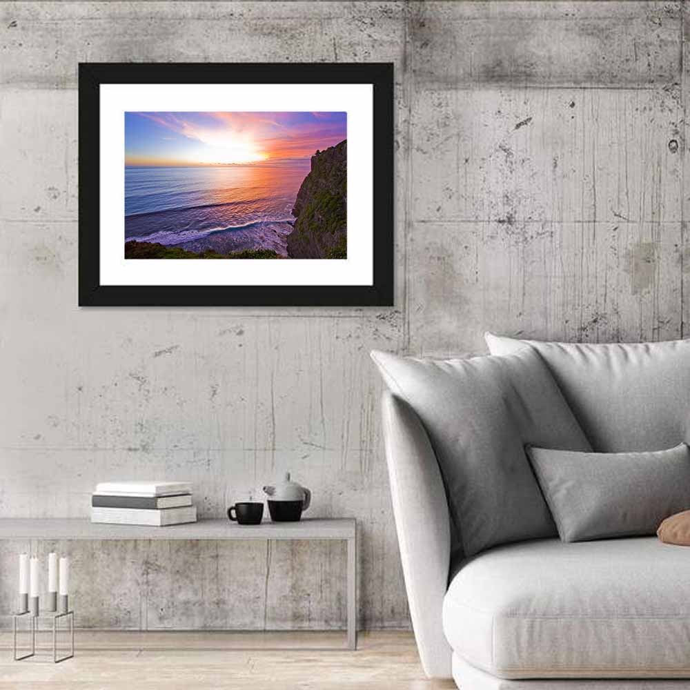 Uluwatu Temple Sunset Wall Art