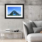 Glassy Pyramid with Gardens Wall Art
