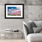 Mount Fuji Cherry Blossoms Wall Art